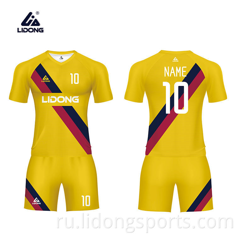 Дешевый дизайн пользовательского дизайна All Color Training American Soccer Jersey Wear Football Wear Soccer